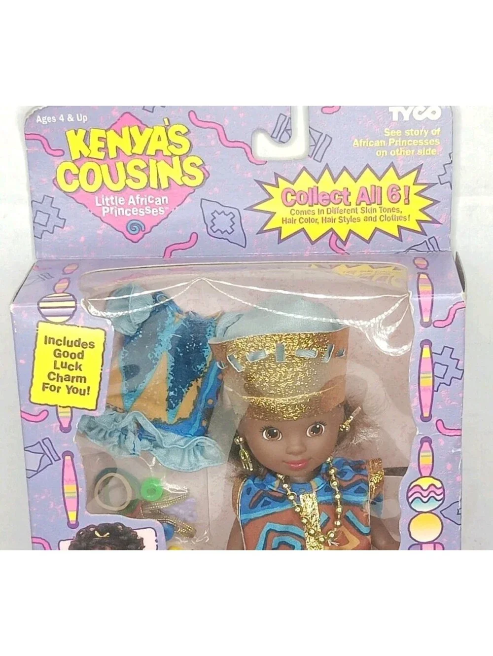 Vtg Tyco Kenya's Cousins Little Princess Baby Doll Sealed 1639-4 NEW